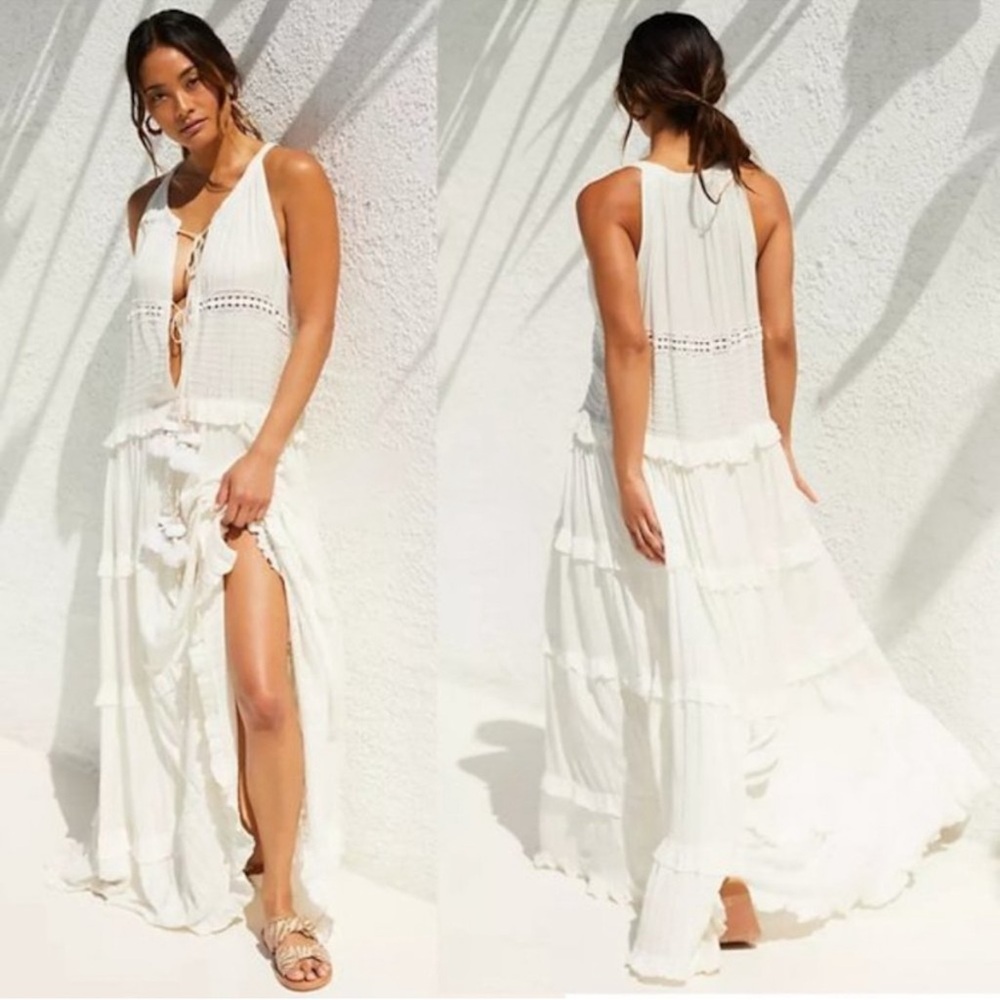 Barok Paris Melfi Shimmer Maxi Dress NWOT